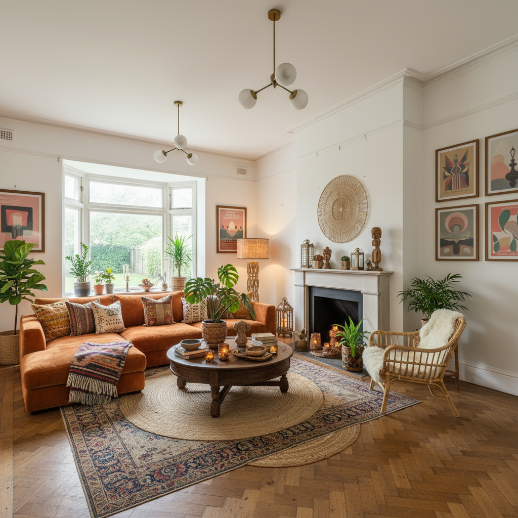 Living Room - Bohemian Warm